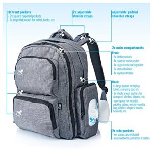 bably baby diaper backpack