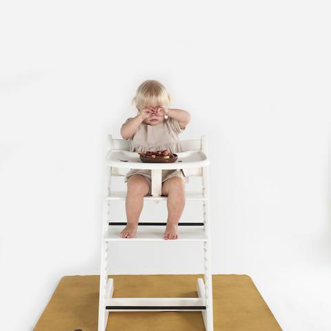 Gathre High Chair Mat- A lifesaver for those with food throwing toddlers!