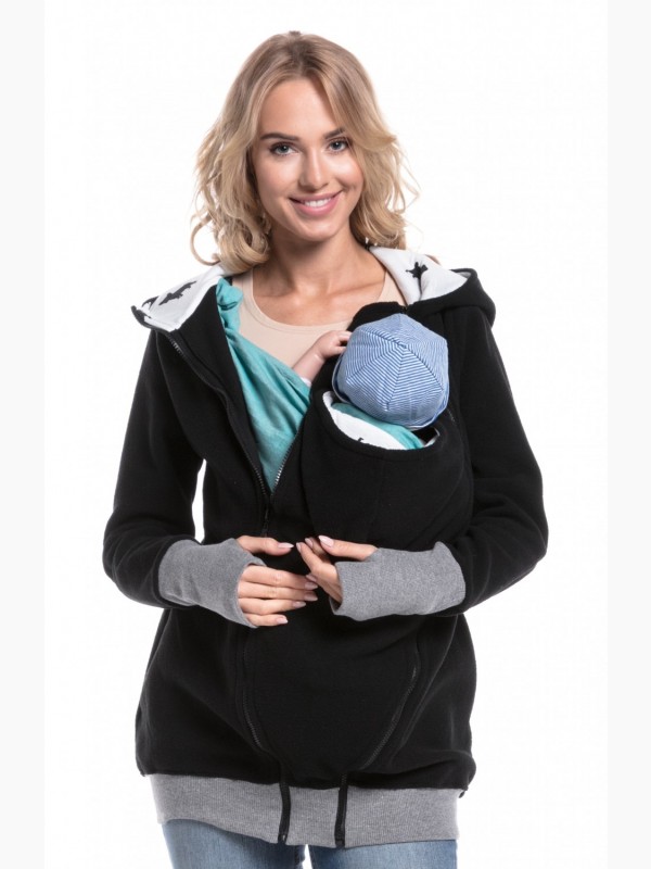 Baby carrier hoodie, Nursing wear