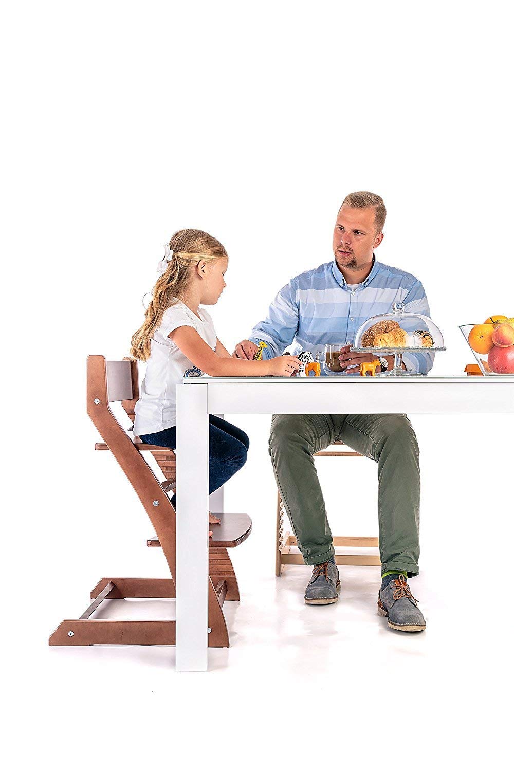 Heartwood adjustable cheap wooden high chair